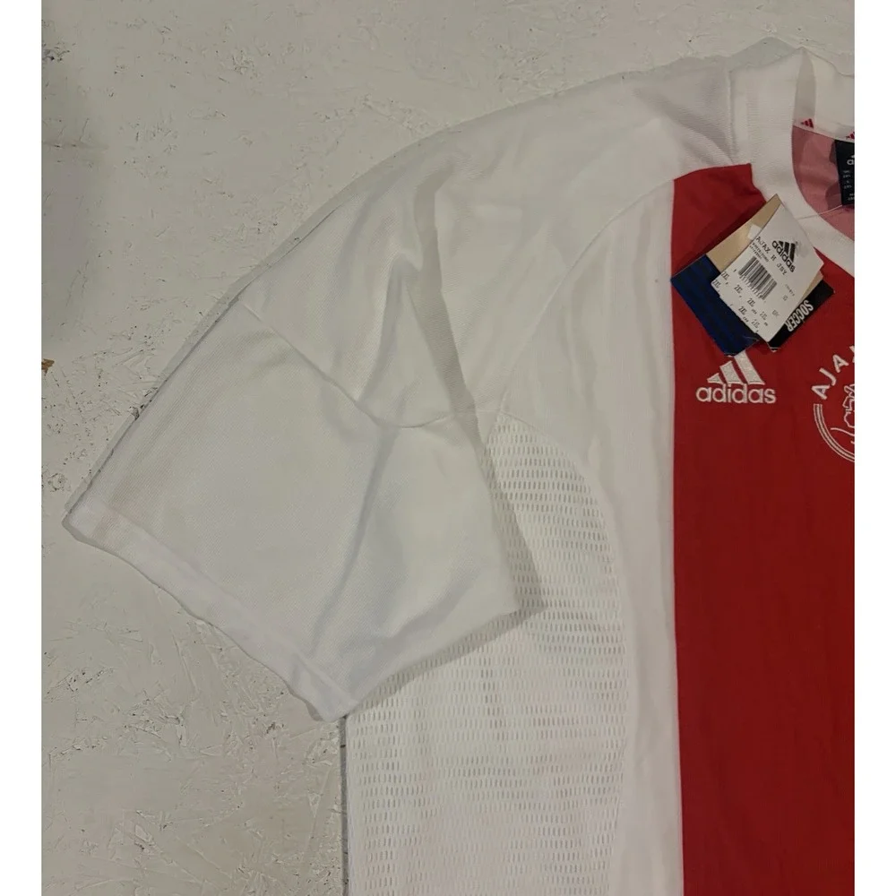 Ajax Amsterdam 2001/02 Home Shirt Adidas ABN AMRO Vintage Football Jersey 2XL
